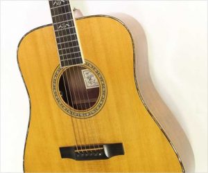  Larrivee D10 Dreadnought Steel String Guitar Natural, 1994