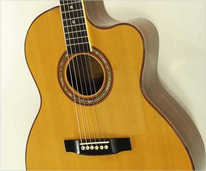 Linda Manzer Cutaway Steel String Guitar Natural 1980 | www,12fret.com