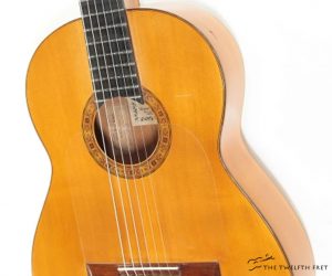  Manuel Gaci Mayoral Flamenco Blanca Guitar Natural, c.1965