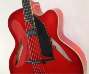  Michael A Lewis 'Le Petite Rougette' Archtop Guitar Red, 2009