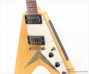  Monty Flying V Korina Guitar Natural, 2020