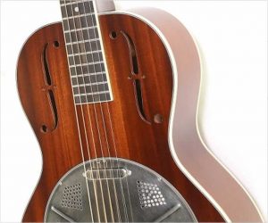   National El Trovador Resophonic Guitar with Hot Plate, Mahogany, 2015