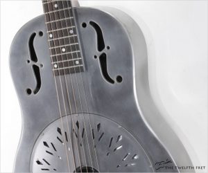  National Raw Steel 12 Fret Reso-Phonic Guitar, 2020