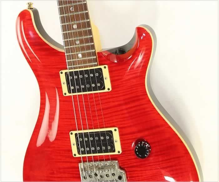 PRS CE 22 Maple Top Translucent Red Flame, 2004 | archive.12fret.com