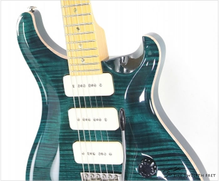 PRS Custom 22 P90 10-Top Trans Teal, 1999 | archive.12fret.com