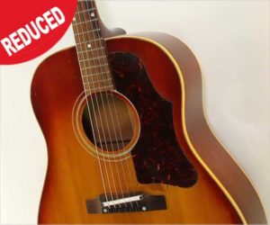  Gibson J-45 Slope Shoulder Dreadnought Guitar Sunburst, 1962