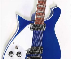  Rickenbacker 620/12 Left Handed Solid Body Electric Metallic Blue, 2005