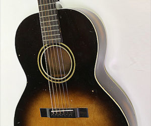  SS Stewart Sunburst Steel String Acoustic Guitar, 1930s