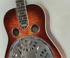  Scheerhorn L-Body Flame Maple Squareneck Resophonic Guitar
