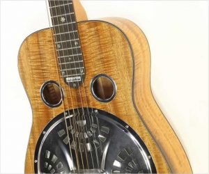   Scheerhorn L Body Squareneck Resophonic Guitar Koa, 2008