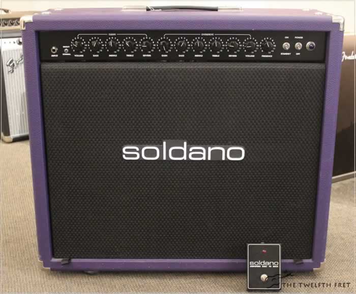 Soldano Lucky 13 50 Watt 2x12 Combo Purple, 2008 | archive.12fret.com