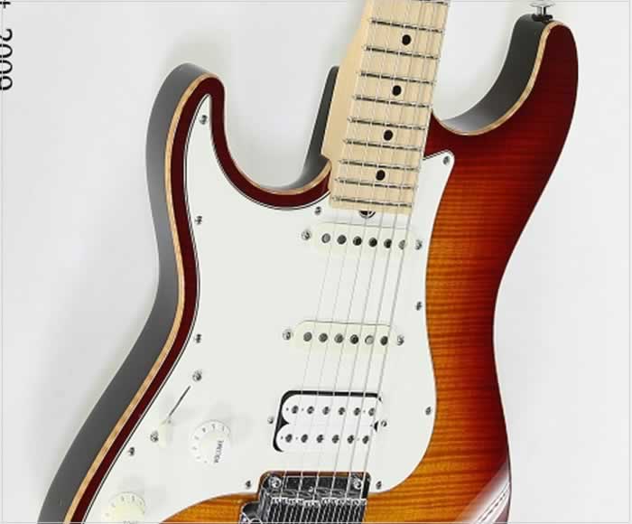 Suhr Pro Series S4 SSH Left Handed Cherryburst, 2009 | archive