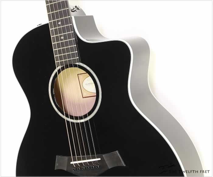 Taylor 214ce BLK DLX Grand Auditorium Steel String - The Twelfth Fret