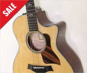  Taylor 614ce Maple Cutaway Steel String Guitar, 2014