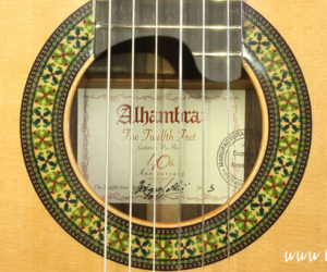  The Twelfth Fret 40th Anniversary Alhambra Guitar, Model 11P Exótico Limited Edition