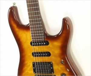   Valley Arts Custom Pro Interlock Neck Burnt Amber, 1987