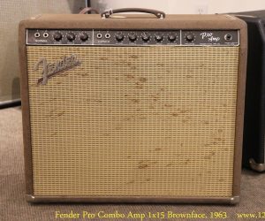  Fender Pro Combo Amp 1x15 Brownface, 1963