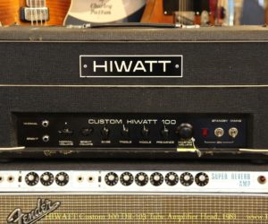    HIWATT Custom 100 DR103 Tube Amplifier Head, 1981