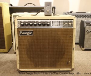  Mesa Boogie Mark IIB 60/100 Watt Combo Amp, 1981