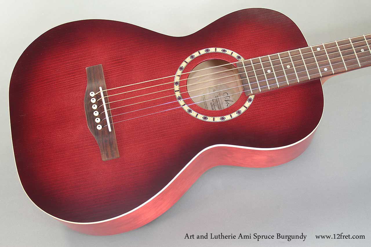 Art and Lutherie Ami Spruce Burgundy | archive.12fret.com