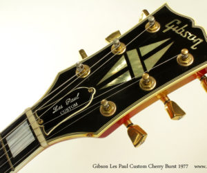 1977 Gibson Les Paul Custom Cherry Burst (consignment)  