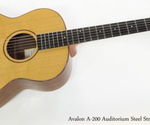  Avalon A200 Auditorium Steel String Guitar, 2003