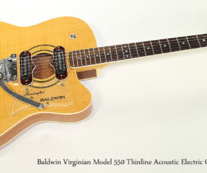 1968 Baldwin Virginian Model 550 Thinline Acoustic Electric Guitar