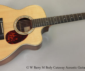   1997 GW Barry M Body Cutaway Guitar