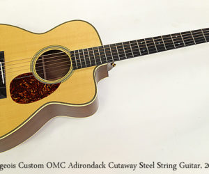  Bourgeois Custom OMC Adirondack Cutaway Steel String Guitar, 2010