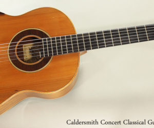   2009 Caldersmith Concert Classical Guitar
