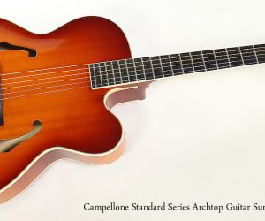   Campellone Standard Series Archtop Guitar Sunburst, 2002