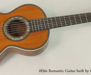  1850s Romantic Guitar built by Coffe, Paris