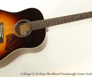   Collings CJ-35 Slope Shouldered Dreadnought Guitar Sunburst, 2014
