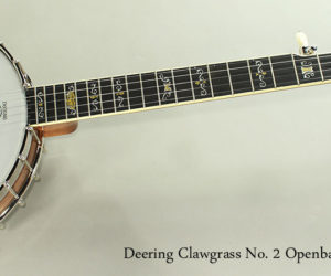  Deering Clawgrass No. 2 Openback Banjo,2016