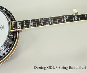   2008 Deering GDL 5-String Banjo, Burl Walnut
