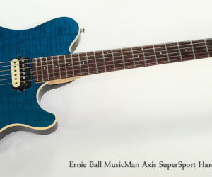   2002 Ernie Ball MusicMan Axis Super Sport Hardtail Teal
