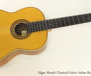 Edgar Monch Classical Guitar, 1967