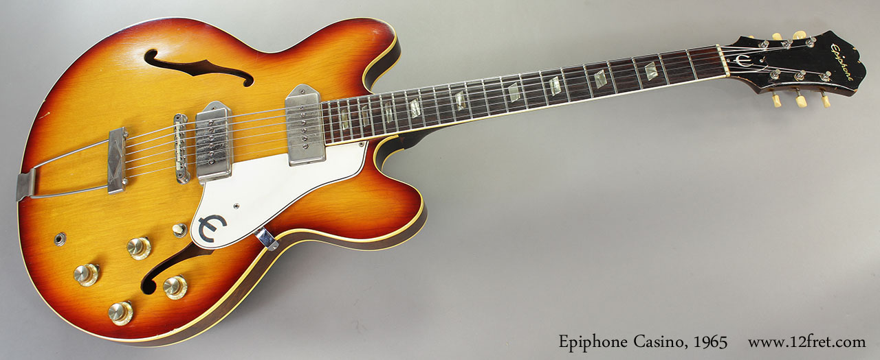1965 Epiphone Casino Thinline Archtop SOLD | archive.12fret.com
