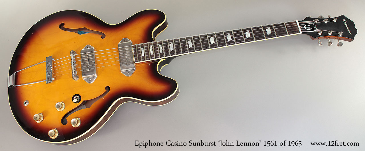 Epiphone Casino John Lennon Limited Thinline Archtop | archive