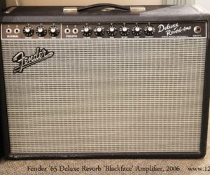   Fender '65 Deluxe Reverb 'Blackface' Amplifier, 2006