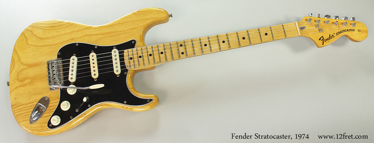 Fender Stratocaster 1974製 1974 Fender Stratocaster | archive.12fret.com