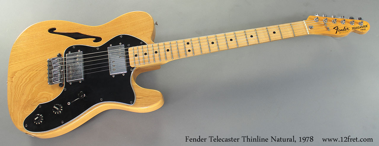 1978 Fender Telecaster Thinline | archive.12fret.com