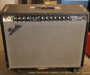   Fender Twin Reverb Amplifier 2x12 Blackface, 1965 ()