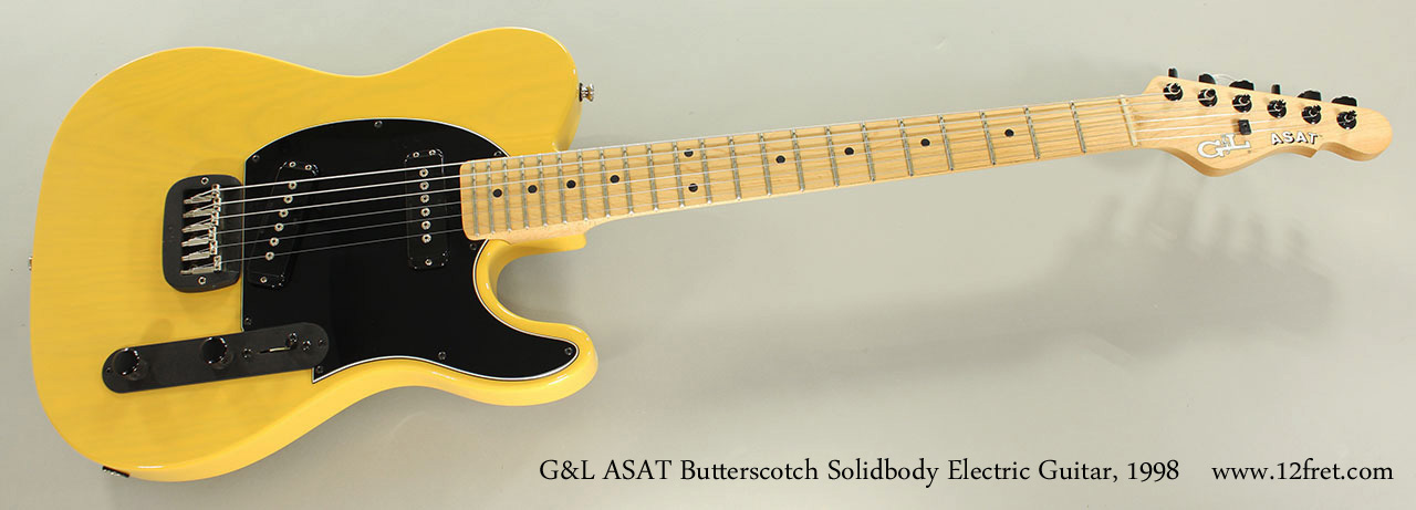 1998 G&L ASAT Butterscotch Solidbody Electric Guitar | archive