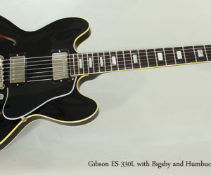    2015 Gibson ES-330L with Bigsby, Black  REDUCED
