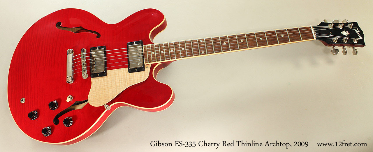 2009 Gibson ES-335 Cherry Red Thinline Archtop