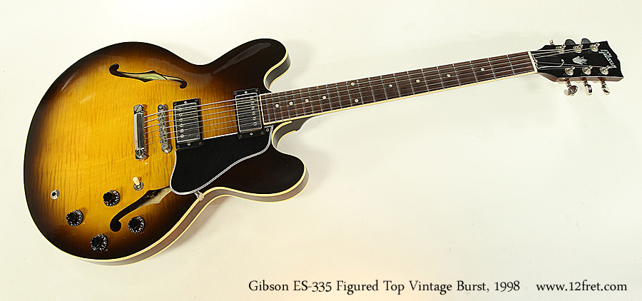Gibson ES-335 Figured Top Vintage Burst, 1998 | archive.12fret.com