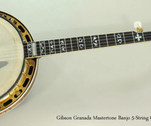   1930 Gibson Granada Mastertone Banjo 5-String Conversion