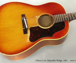 1961 Gibson J-45 Adjustable Bridge (consignment) 