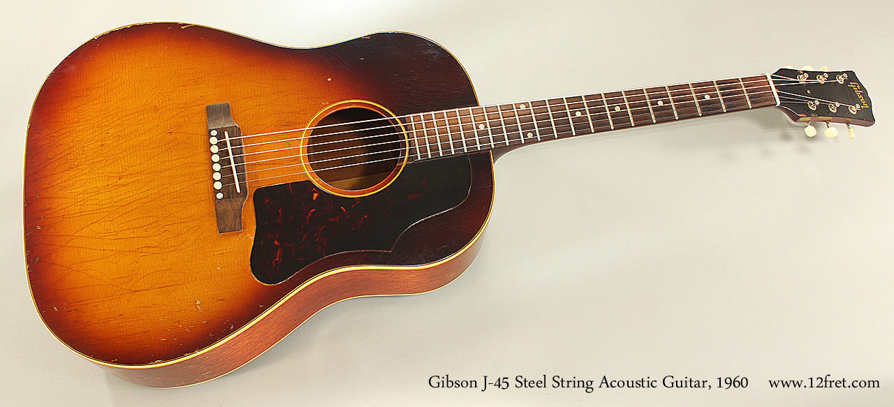 1960 Gibson J-45 Steel String Acoustic Guitar | archive.12fret.com